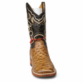 Western Boots REYME Avestruz Miel Cuero